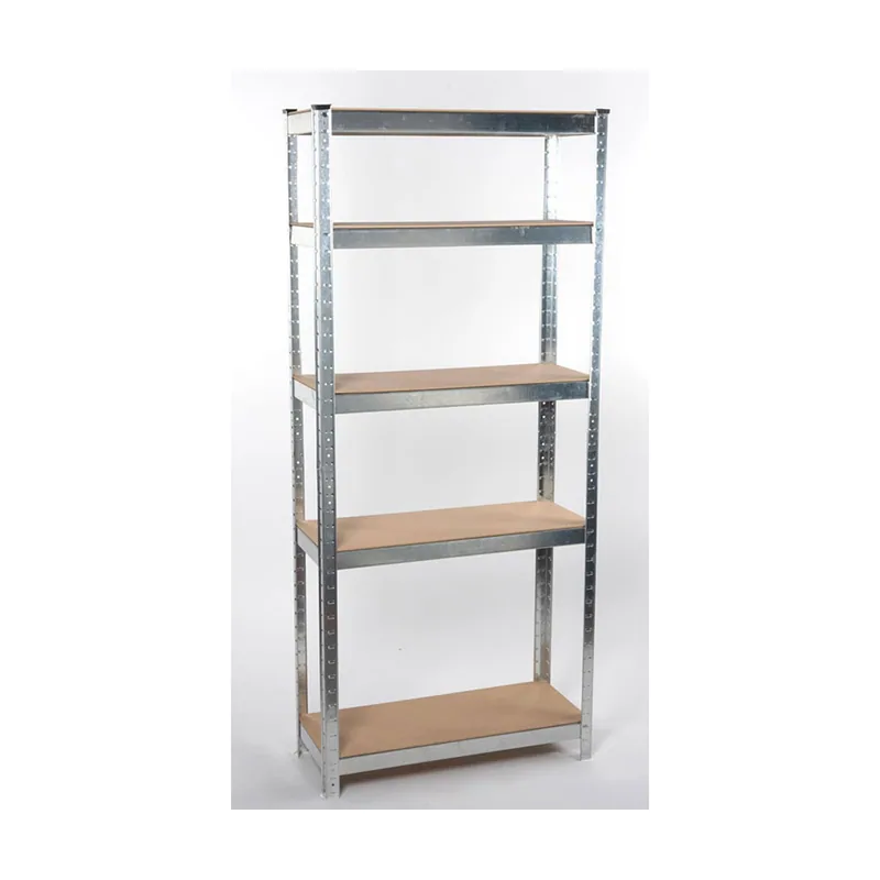 Estantería Madera Acero Inoxidable 5 Estantes 750 kg 75 x 30 x 172 cm