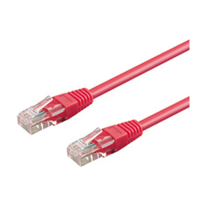 1m 2xRJ-45 Cable Magenta