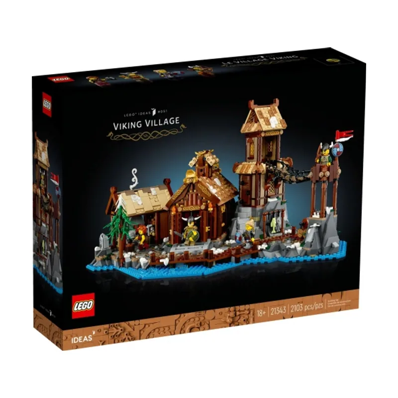 Ideas 21343 Le Village Viking Exclusivité Fnac