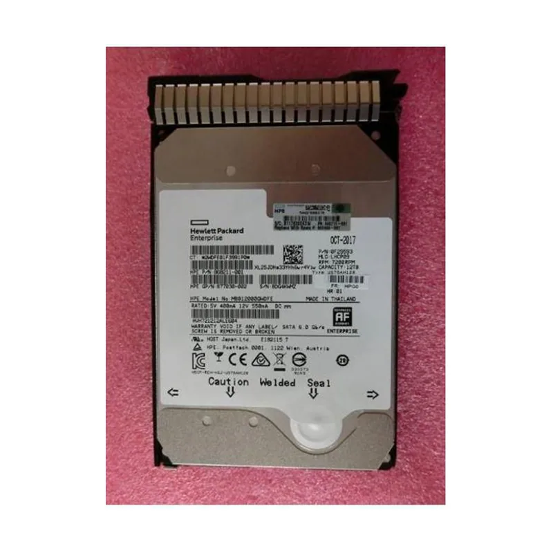 Hewlett Packard Enterprise DRV HDD 12TB 7.2K LFF Sata SC HE DS