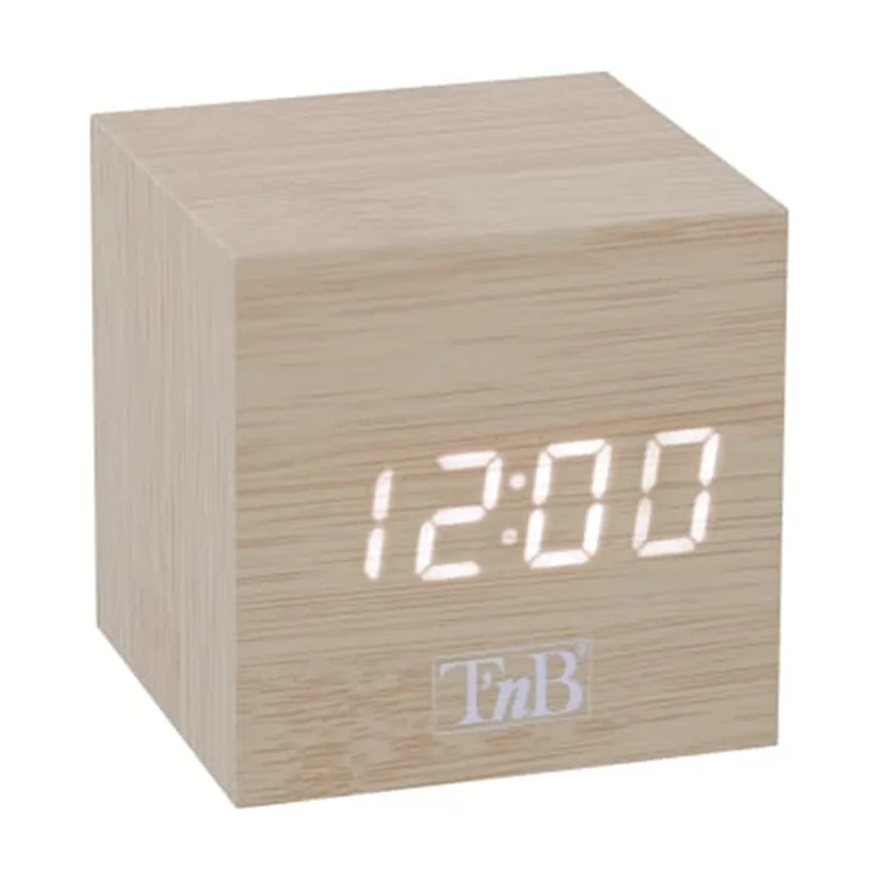 Reloj Despertador Digital en Forma de Cubo