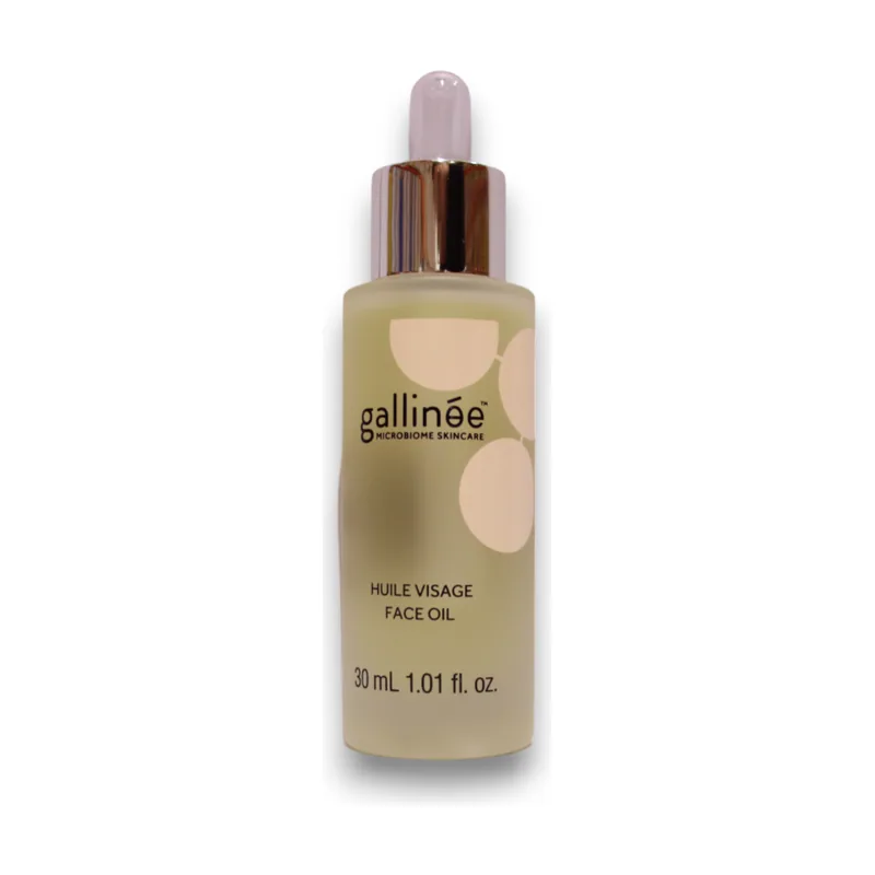 Aceite facial no graso que apoya el microbioma de la piel. Con aceite de jojoba