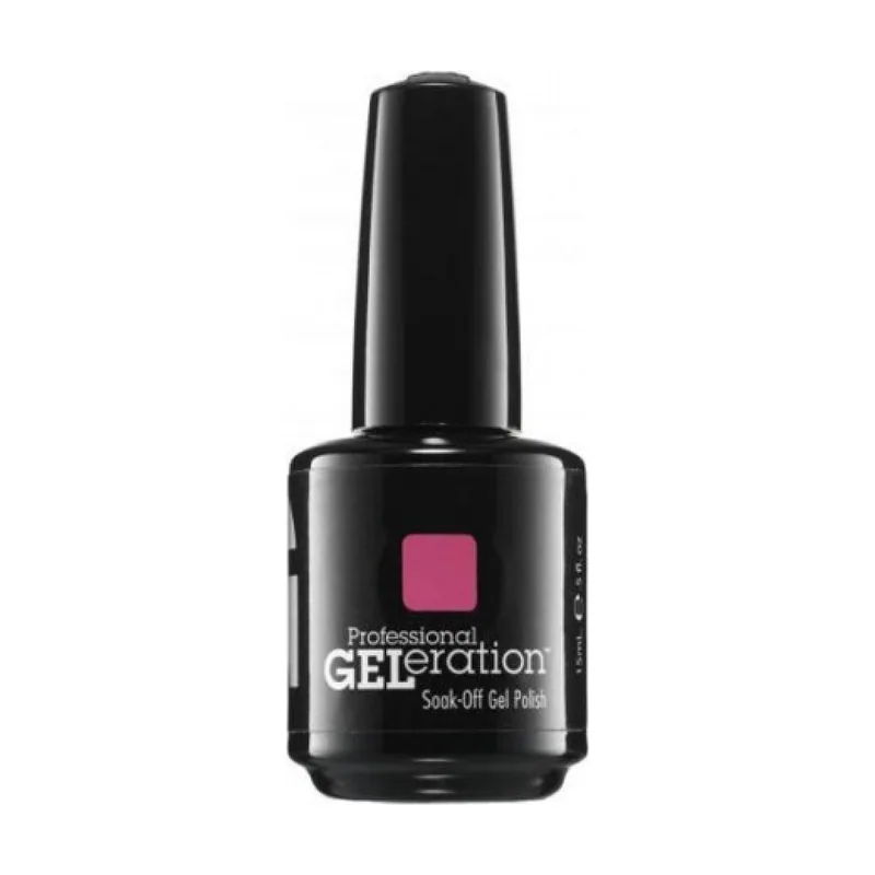 Esmalte semipermanente GELeration tono Luscious Leather fórmula duradera intenso acabado brillante ideal para manicura profesional 15 ml