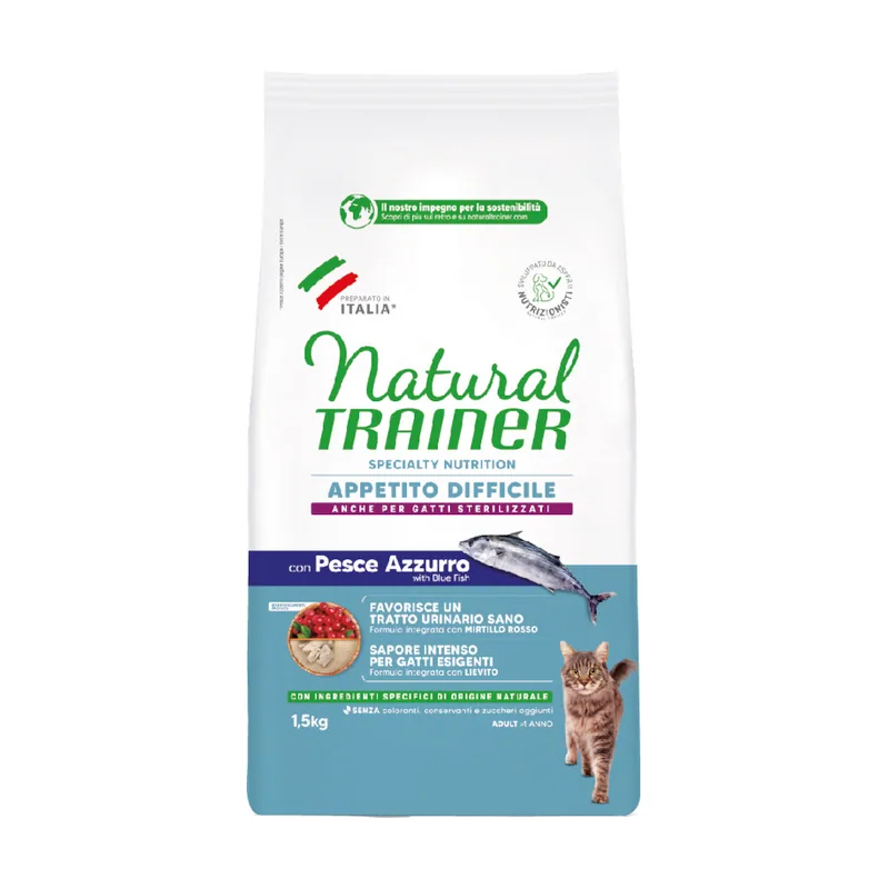 Natural Trainer 1.5 kg Exigent con Pescado Azul Pienso
