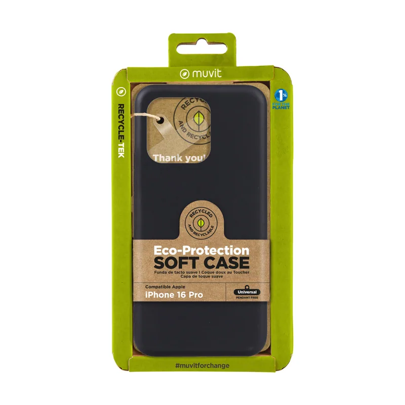 For change funda recycletek compatible con apple iphone 16 pro