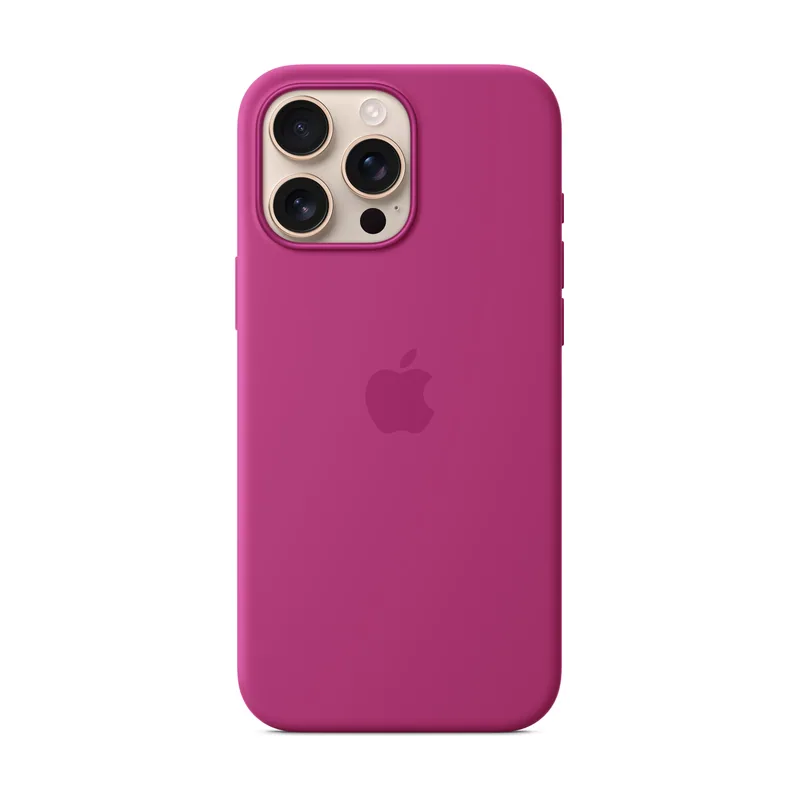 Funda de silicona con MagSafe para el iPhone 16 Pro Max