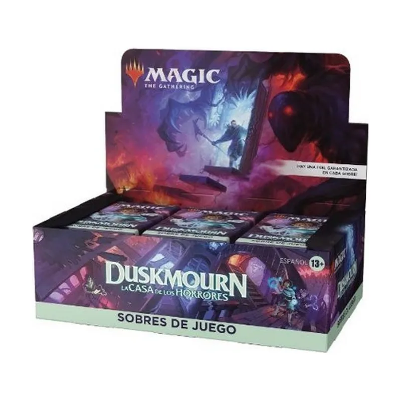 Caja de sobres de juego de Duskmourn La casa de los horrores