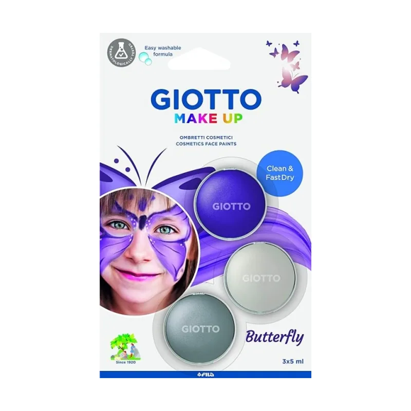 Make up butterfly pack con 3 maquillajes faciales de tematica mariposa