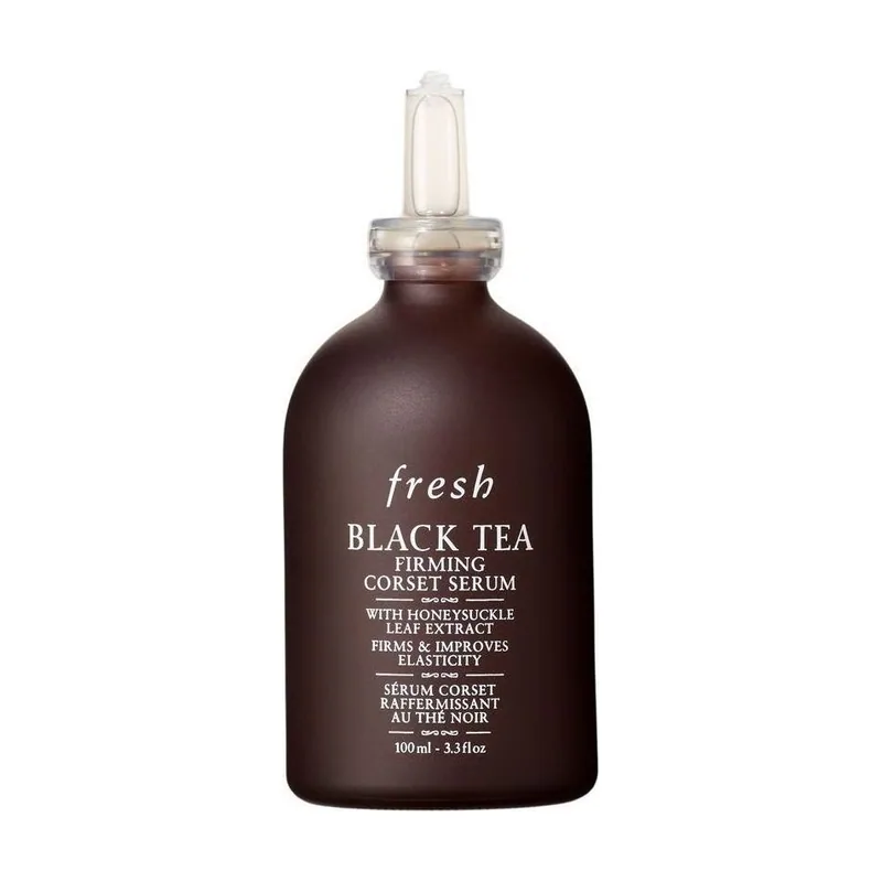 Sérum facial reafirmante Black Tea efecto tensor inmediato mejora elasticidad y firmeza con antioxidantes textura ligera rápida absorción 100 ml