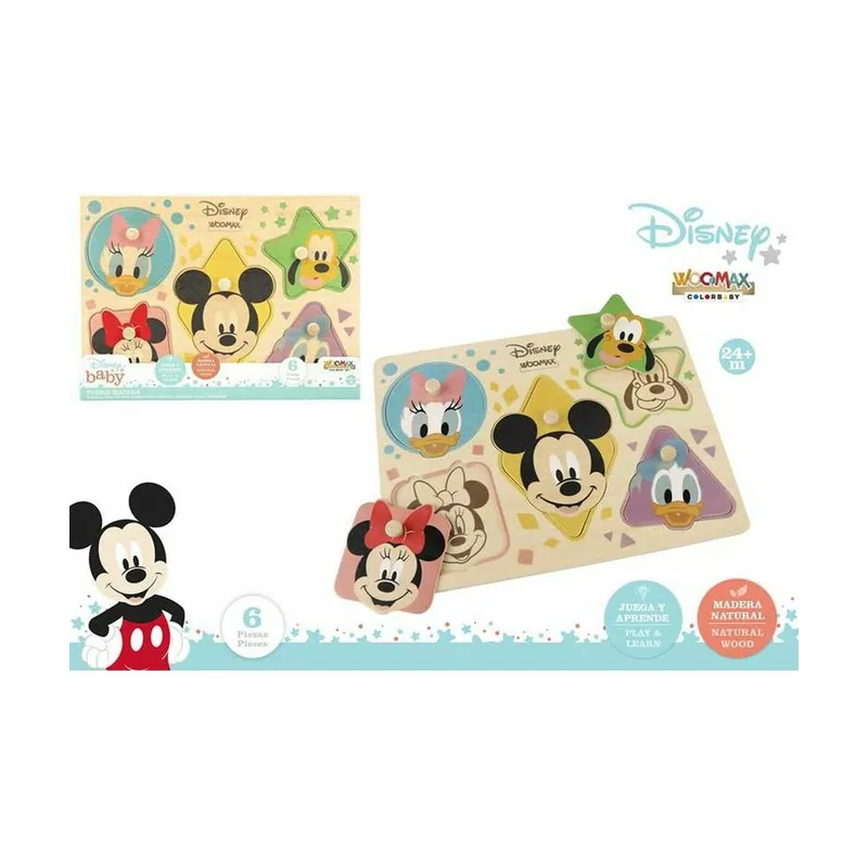 Puzzle infantil de madera disney