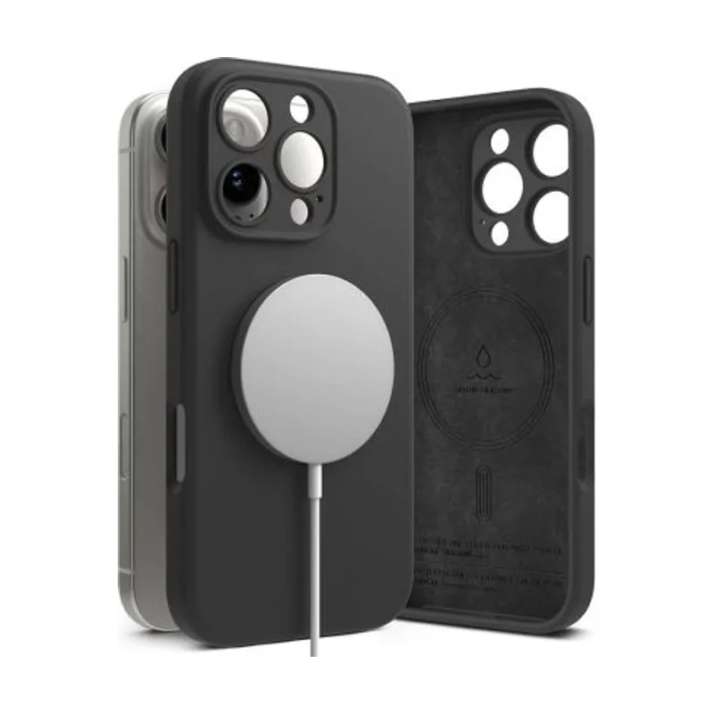 Funda magnética de Silicona Compatible MagSafe diseñada para iPhone 16 Pro MAX