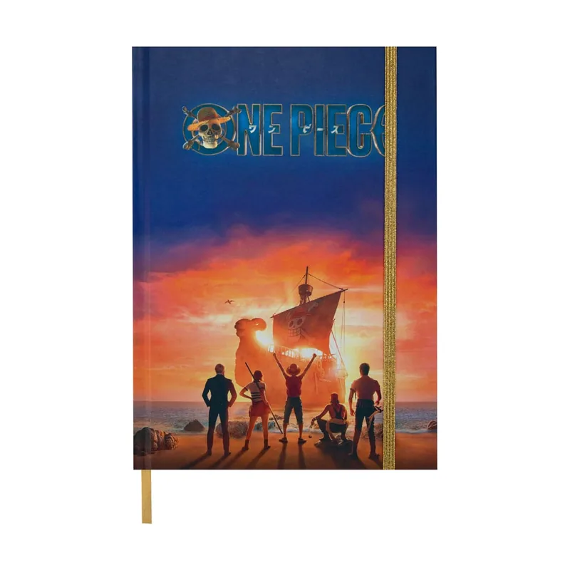 One Piece Sunset Sail Hardcover Notebook