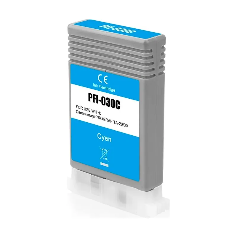 Pfi030 cyan cartucho de tinta pigmentada generico