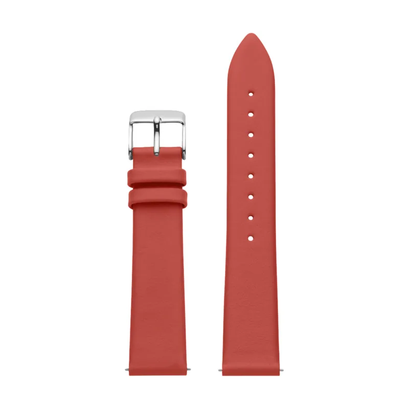 Watx & Colors Watx Correa de Piel Italiana de la Marca Modelo Leather Terrestre/Red