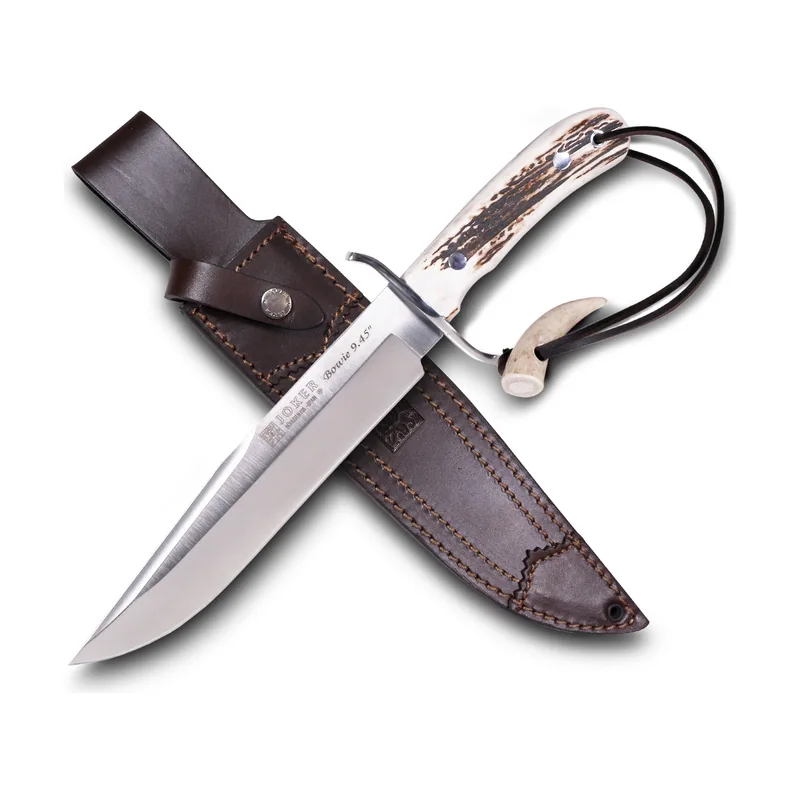 Cuchillo de cazador enterizo Bowie 9.45" CC139 con guarda