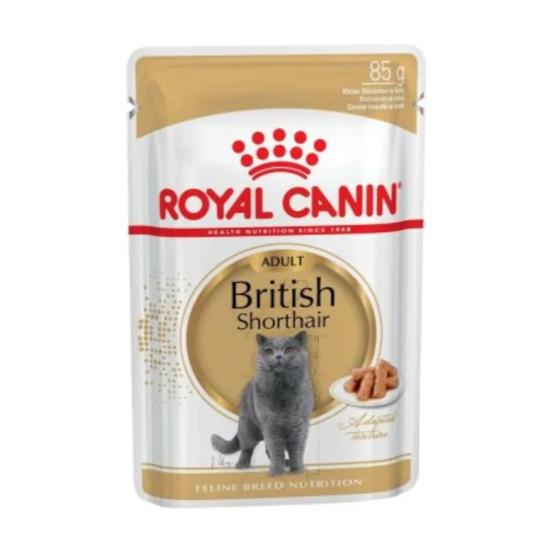 Royal Canin 85 g Sobre en Salsa British Shorthair Adult