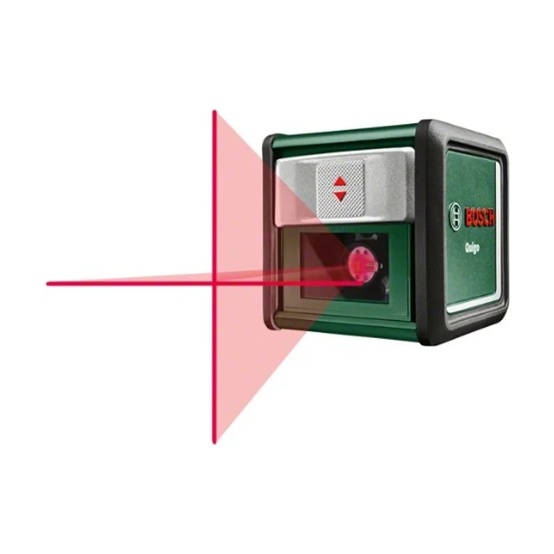 Láser de líneas cruzadas Quigo con abrazadera universal MM 2 alineación fácil precisa posicionamiento flexible gracias a la abrazadera universal