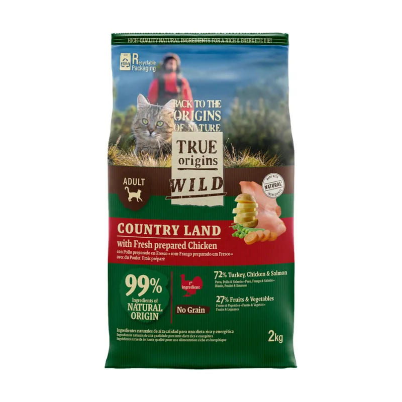 True Origins 6 kg Wild Adult Pollo y Pavo Pienso