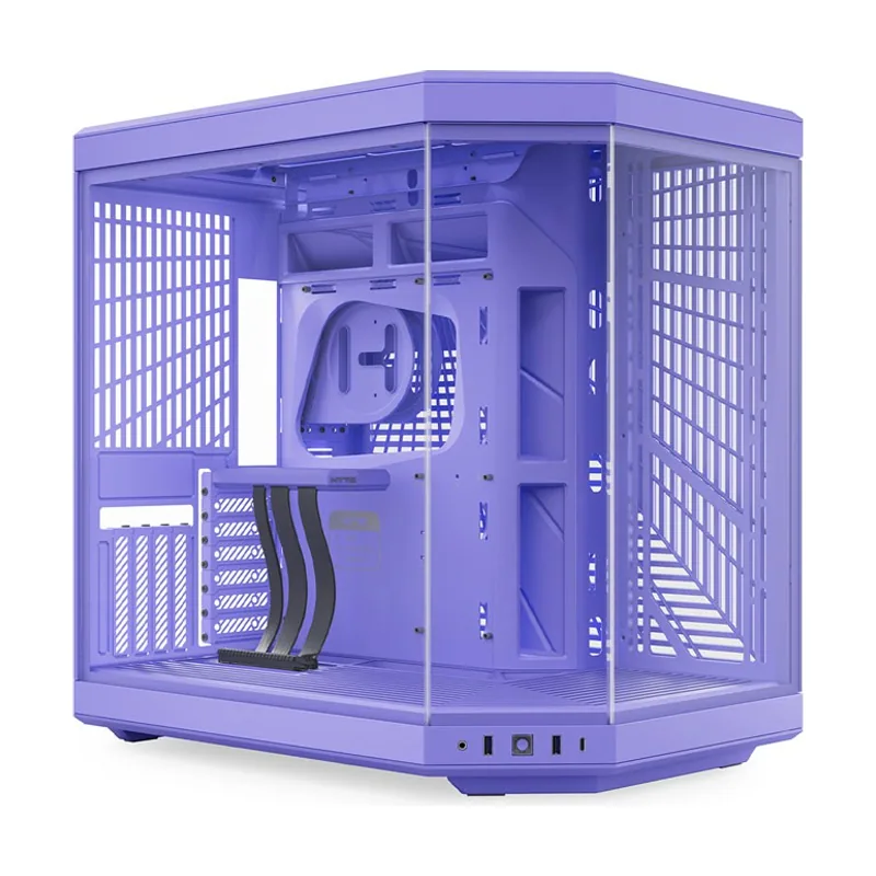 Y70 Midi Tower Viola hyte Y70 Chamber MiD-Tower Atx Case Taro Milk