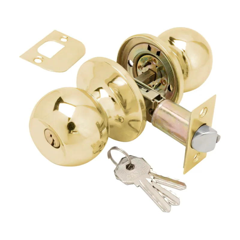 Pomo Puerta Wolfpack Con Llave Latonado