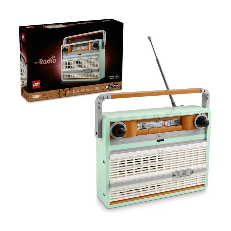 Lego icons 10334 radio retro