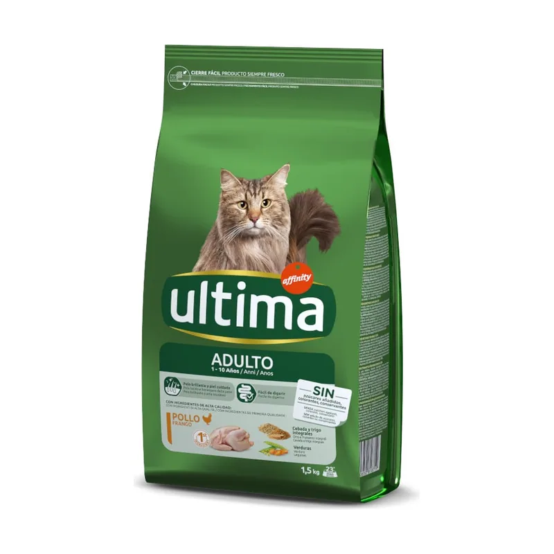 Ultima 7.5 kg Affinity Adult Pollo y Arroz pienso