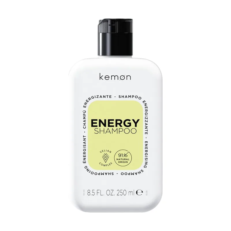Champú energético a base de ginseng y cafeína