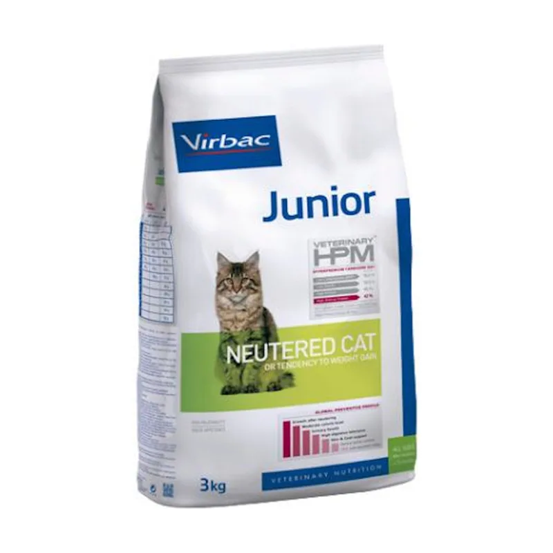 Virbac 400 g Junior Neutered HPM Pienso para gatos