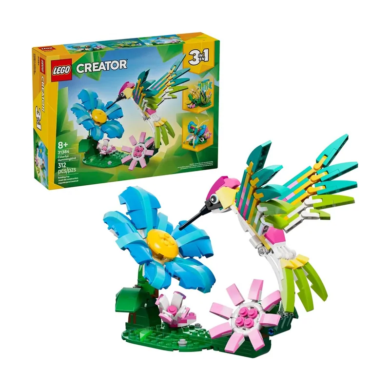 Creator 3 en 1 Fauna Salvaje Colibrí de Colores 31384