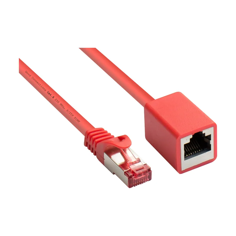 Alcasa 8063VR-005R cable de red Rojo 0,5 m Cat6 S/FTP S-STP