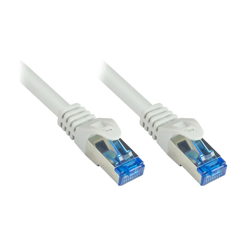 Alcasa 8060-SF002 cable de red Gris 0,15 m Cat6a S/FTP S-STP
