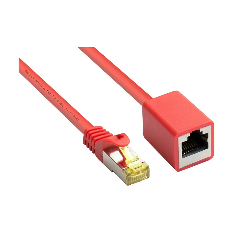 Alcasa 8070VR-010R cable de red Rojo 1 m Cat7 S/FTP S-STP