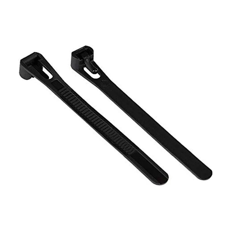 Alcasa KAB-R20S74 presilla Brida reutilizable Nylon Negro 100 pieza s