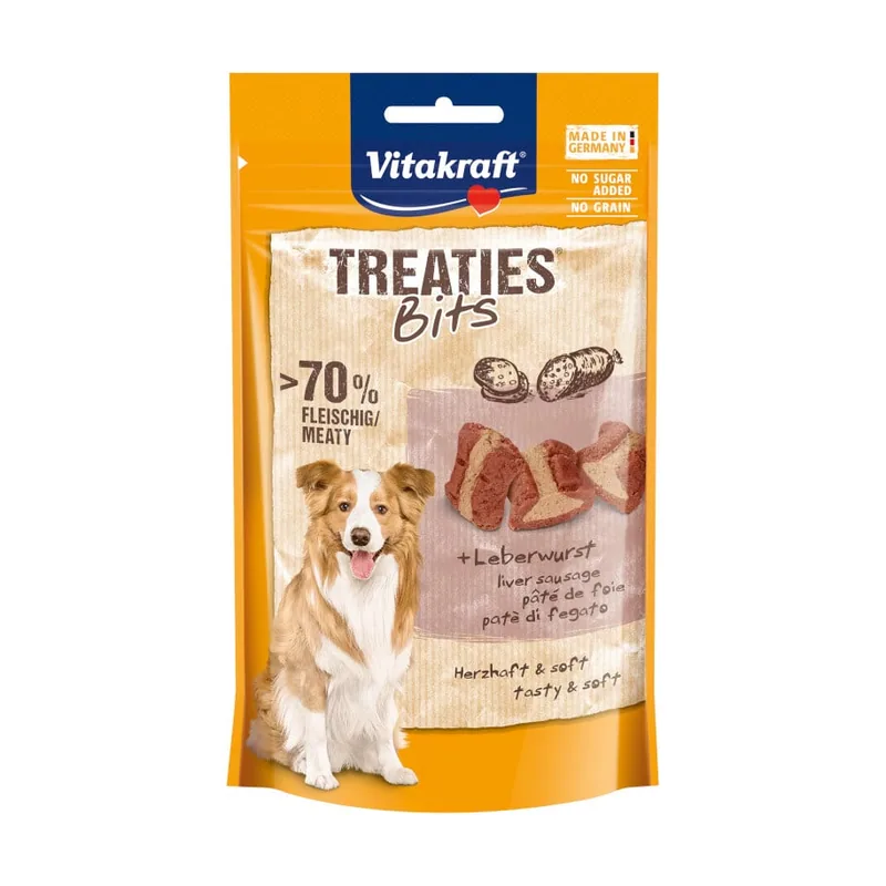 Vitakraft 120 g Bocaditos Treaties Bits Salchicha snacks