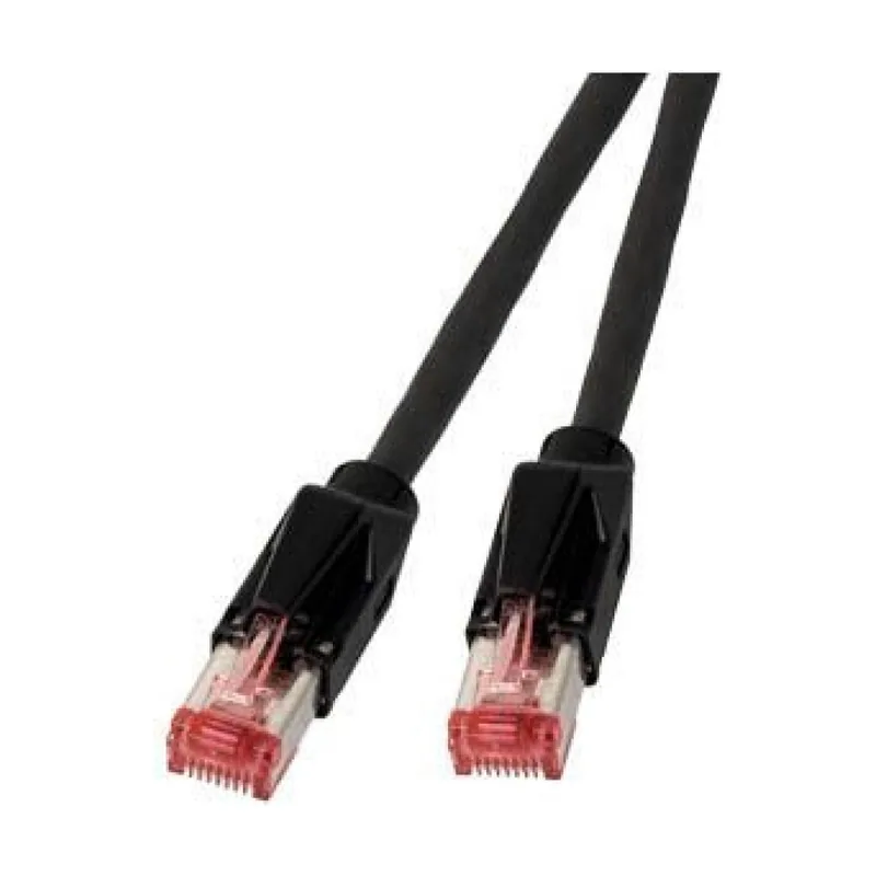 K8050.0,25 cable de red Negro 0,25 m Cat6a S/FTP S-STP