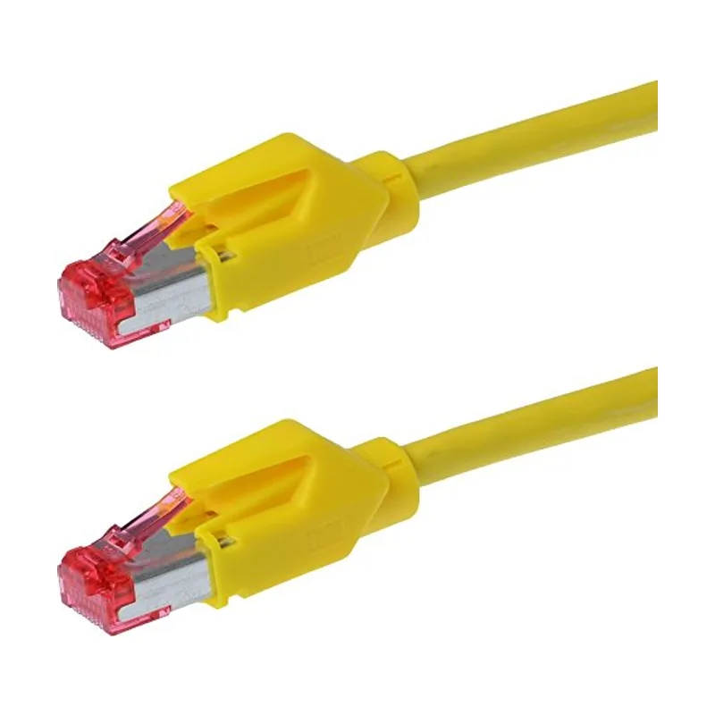 RJ45 S/FTP Cat6a cable de red Amarillo 10 m SF/UTP S-FTP
