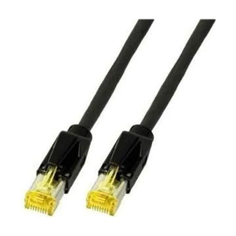 K3130.10 cable de red Negro 10 m Cat6a S/FTP S-STP