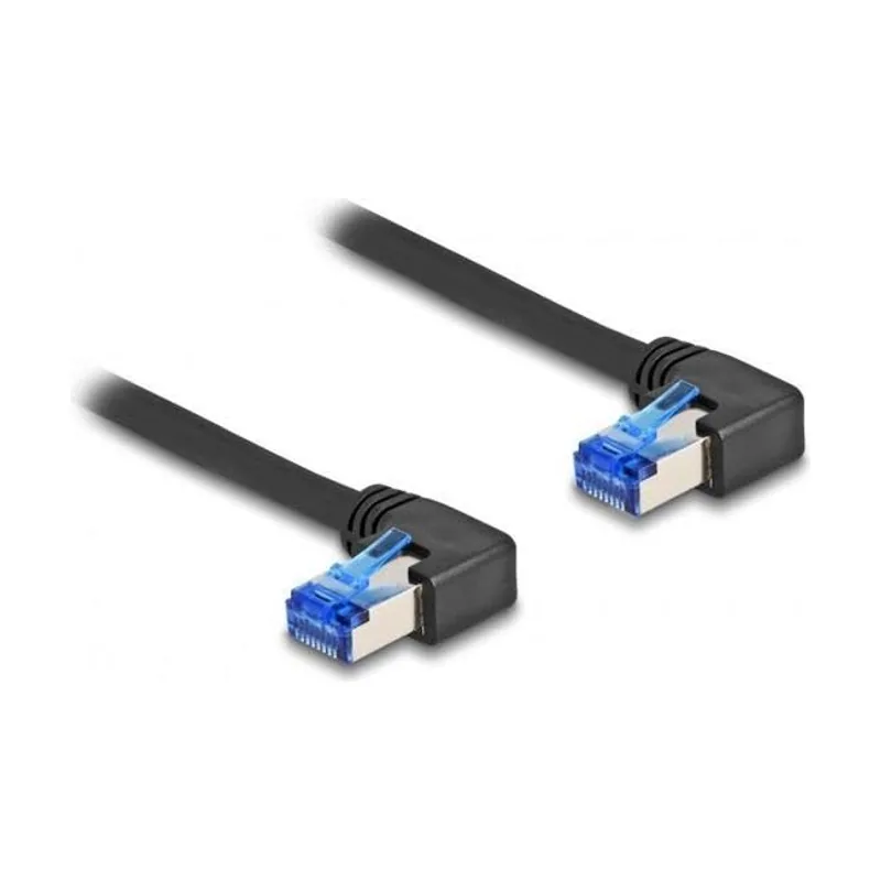 Cable de red RJ45 Cat.6A S/FTP acodado a la derecha 1 m