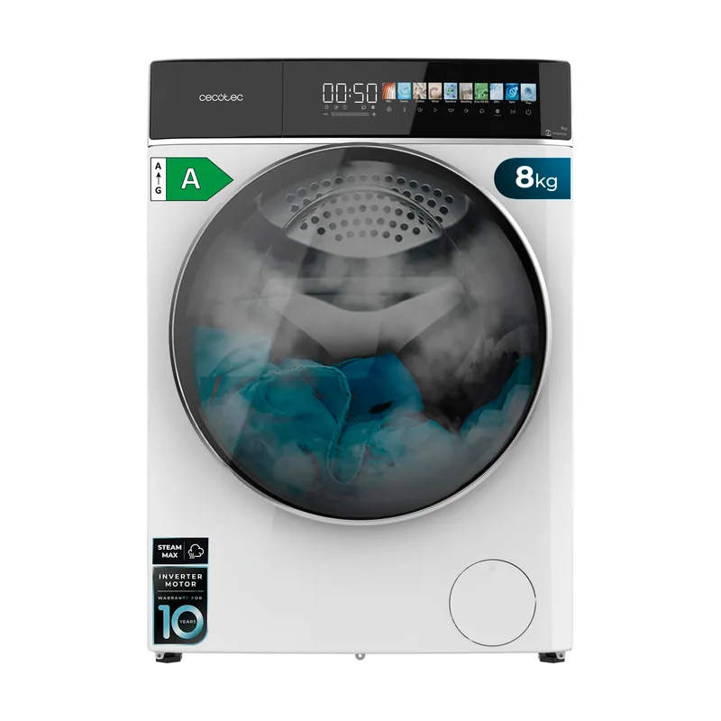 Cecotec Lavadora Secadora 8-5Kg Carga Frontal Bolero Wash&Dry 85900 Inverter A