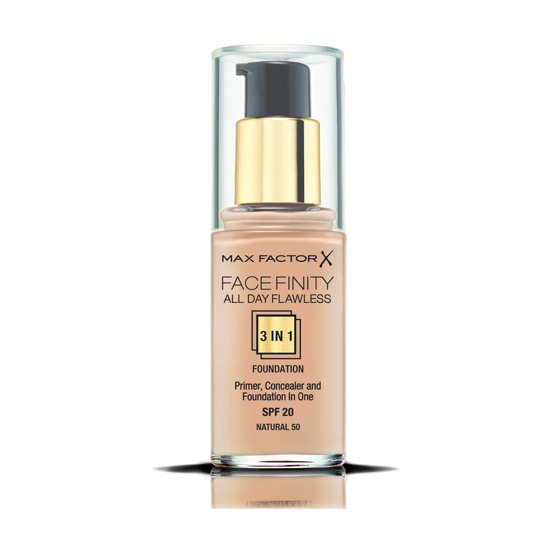 Facefinity Todo el Día Perfecto 3 en 1 30 ml Frasco dispensador Líquido Natural 050