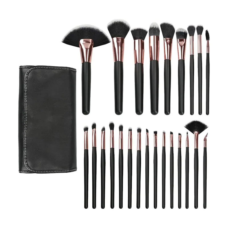 T4B Set De 24 Brochas De Maquillaje Profesional
