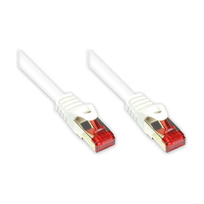 Alcasa 8060-020W cable de red Blanco 2 m Cat6 S/FTP S-STP