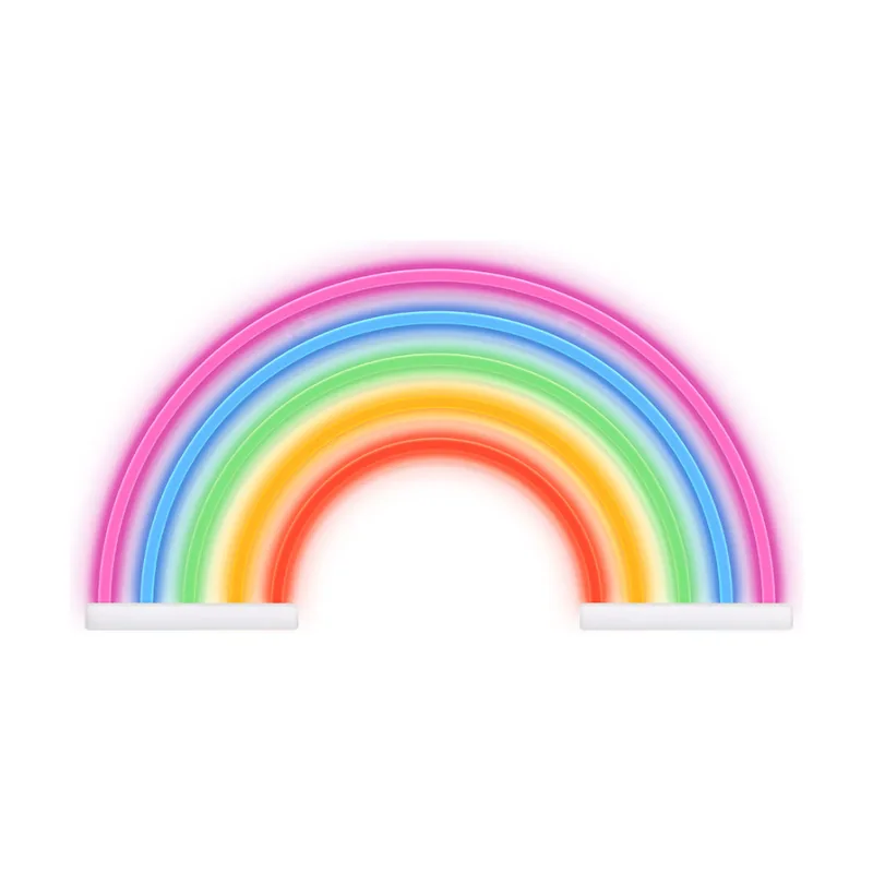Neon led light rainbow 5 colors