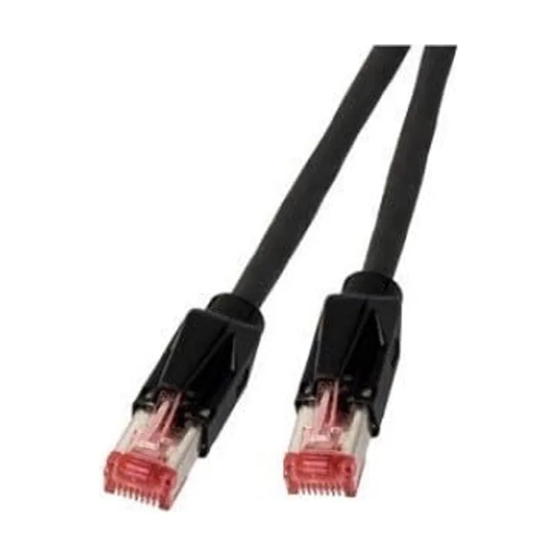 K8050.1,5 cable de red Negro 1,5 m Cat6a S/FTP S-STP