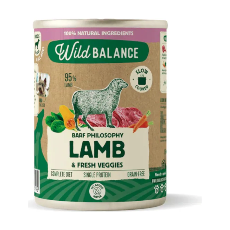 Wild Balance 400 g Cordero lata