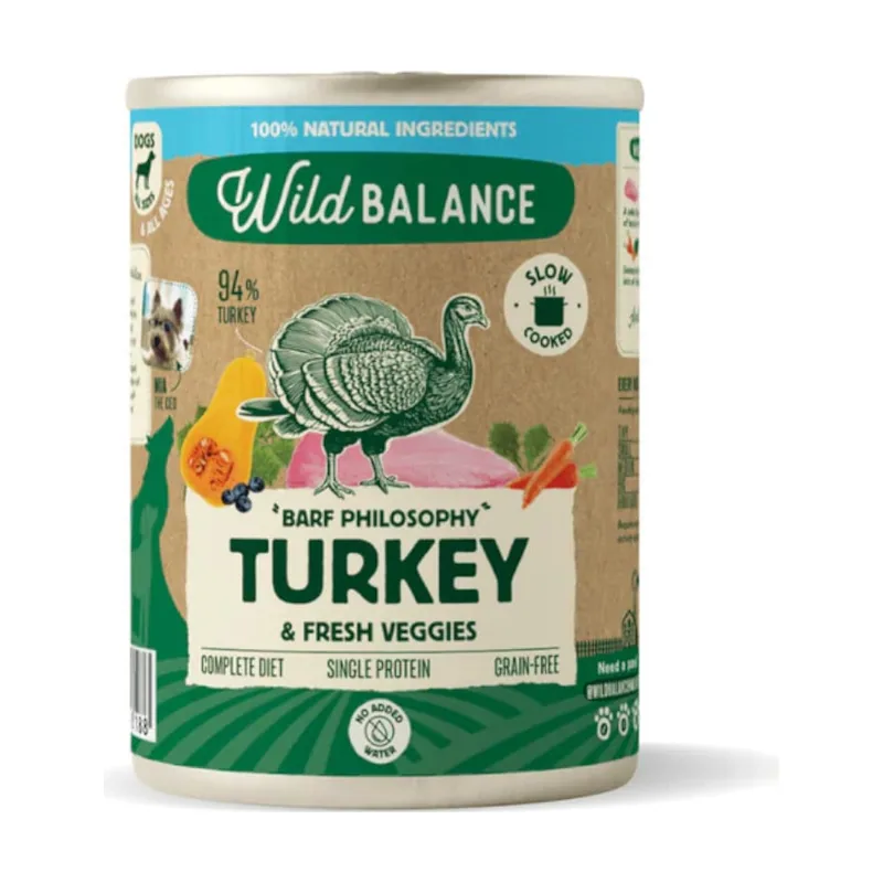 Wild Balance 400 g Pavo lata