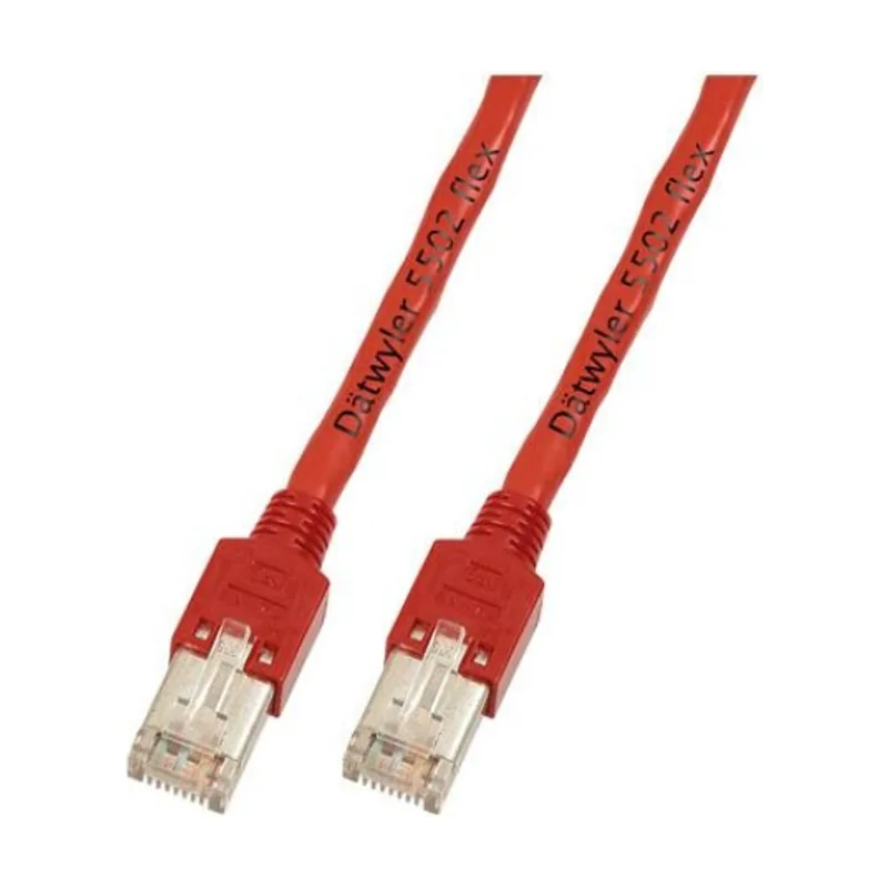 K8703.2 cable de red Rojo 2 m Cat5e S/UTP STP