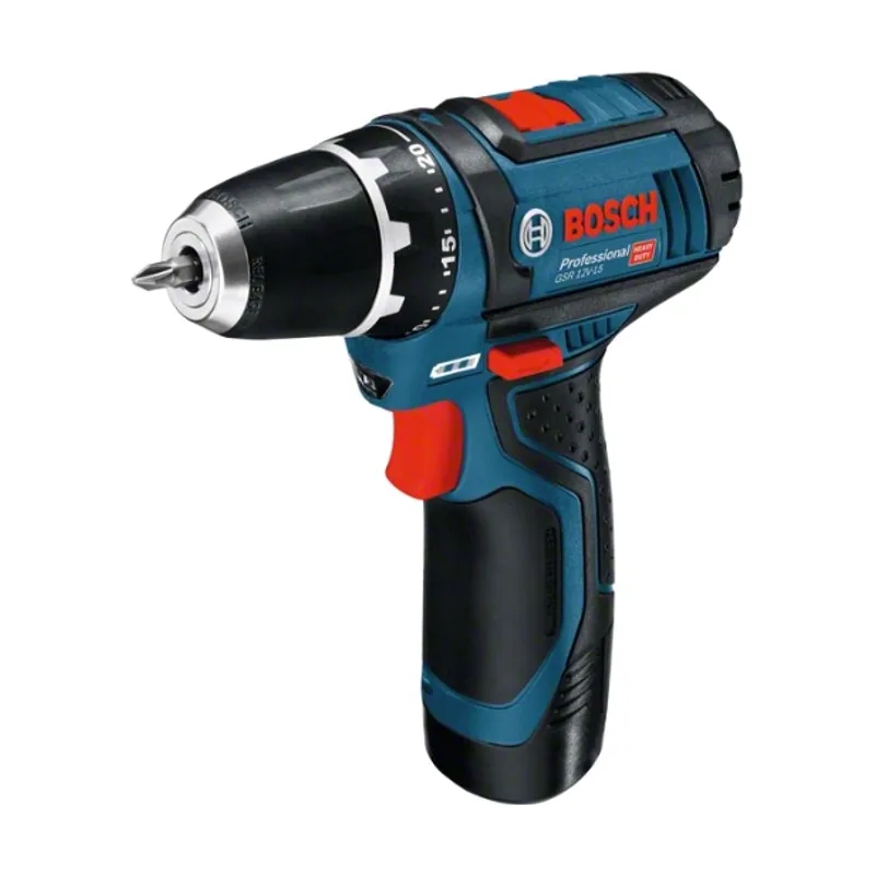 Professional 12V System Combo Kit amoladora angular GSR 12V-15 + atornillador GWS 12V-76 incl. 2 baterías 2.0Ah