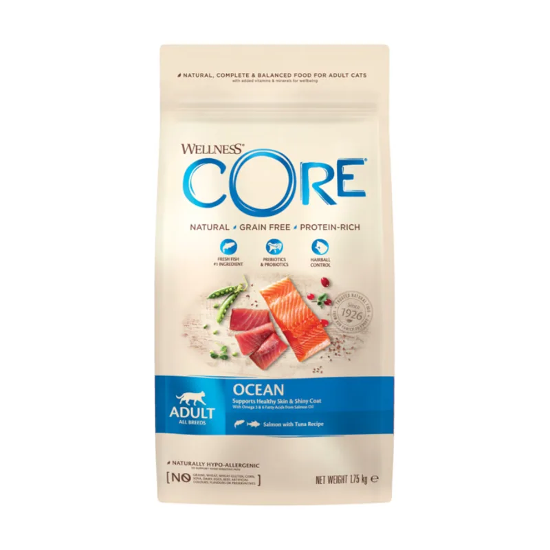 Wellness Core 4 kg Adult Ocean Salmón y Atún pienso