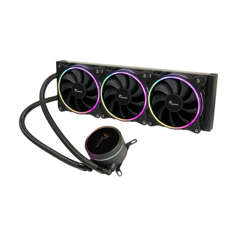 Refrigeración por agua AIO de 360 mm con iluminación ARGB del ventilador y la bomba 21,5 mm
